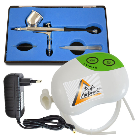 Profi-Airbrush Set Carry III - ideal für Einsteiger!  