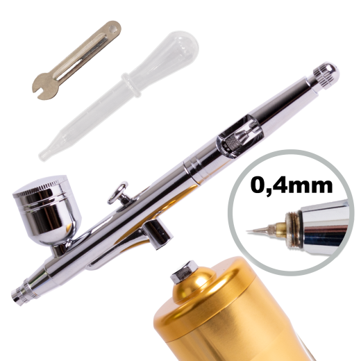 Profi-AirBrush Kompressor ACCU-Star II GOLD