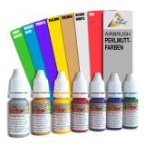 Airbrush Farben Alkoholbasis 19-er GESCHENK-Set