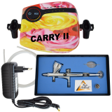 Profi-AirBrush Carry II Rosa - Double-Action-Gun 180 D 0,2
