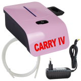 Profi-AirBrush Set Carry IV-TC pink mit TORTEN-DECO-Airbrush Set