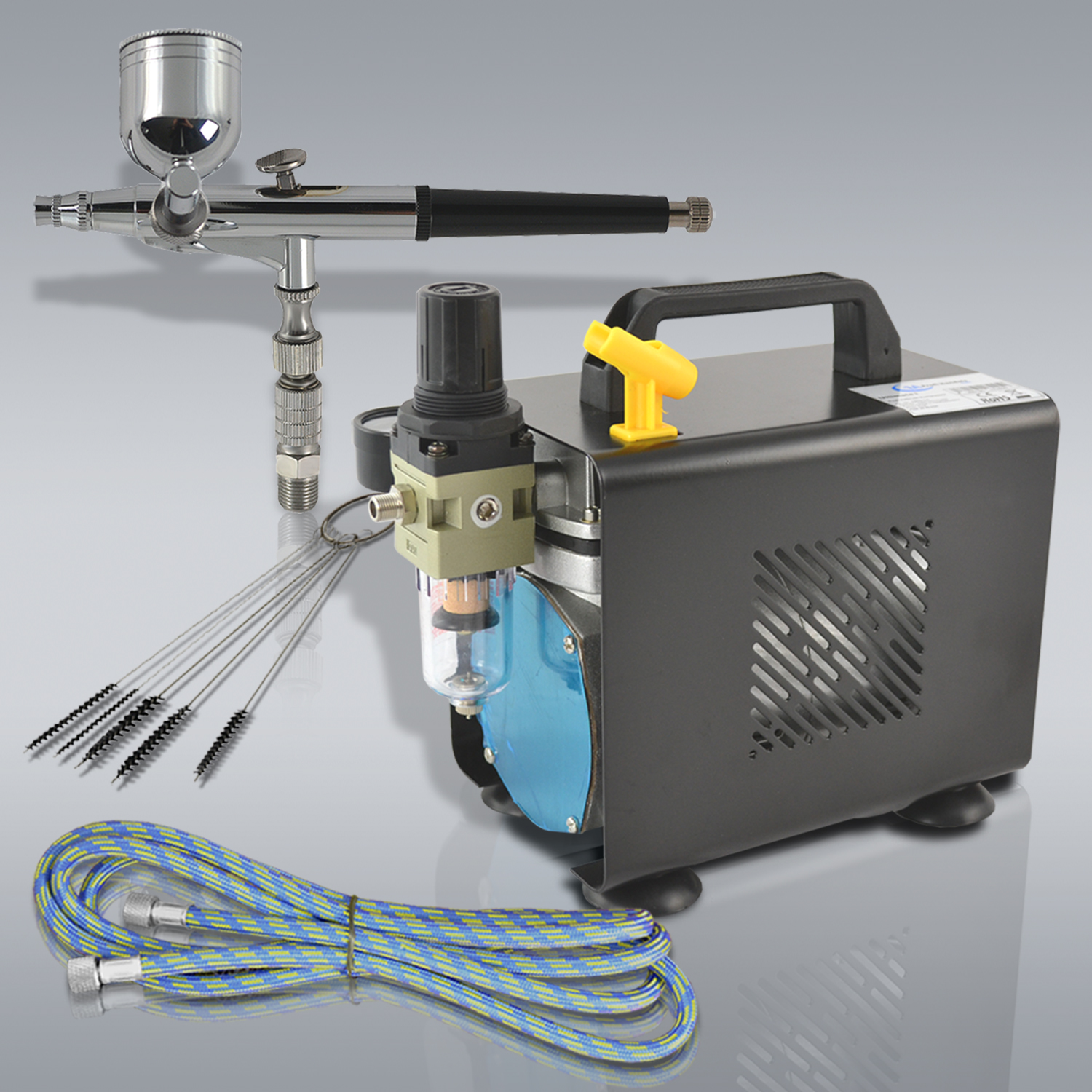 ProfiAirBrush Kompressor Ultimate Set I mit Zubehörauswahl