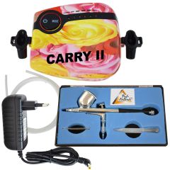 Profi-AirBrush Carry II Rosa 
- Gravity Double-Action-Gun 130