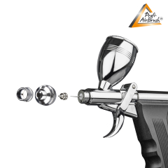 Airbrushpistole Profi-AirBrush Gravity Semi-Double-Action-Gun Trigger 1035 SD 0.3