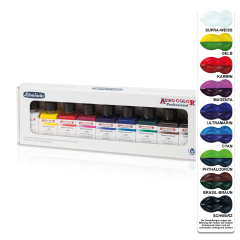 Airbrush-Farbe Aero Color Kartonset Grundfarben, Schmincke 81 108
