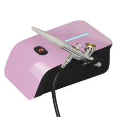 Profi-AirBrush Set Carry IV-TC pink - ideal für  Einsteiger!