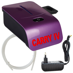 Profi-AirBrush Set Carry IV-TC violett mit TORTEN-DECO-Airbrush Set