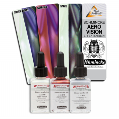 AERO COLOR VISION Effekt Farben, 3er Set, Schmincke