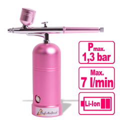 Profi-AirBrush Kompressor ACCU-Star I ROSA