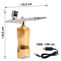 Profi-AirBrush Kompressor ACCU-Star II GOLD