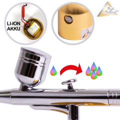 Profi-AirBrush Kompressor ACCU-Star II GOLD